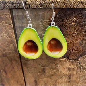 Avocado Earrings Dangle Drop Food Earrings